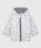 Babies' Warm Polyester Windcheater white/multicolor
