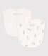 COTTON BABY BIBS - 2-PACK