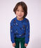 Children's animal print cotton sweatshirt blue/multicolor