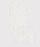 Children's short fruit pattern cotton pyjamas MARSHMALLOW white/MULTICO white