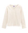 Girls' Cardigan MARSHMALLOW white/COPPER pink