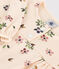 Girls' long-sleeved tube knit blouse AVALANCHE white/MULTICO