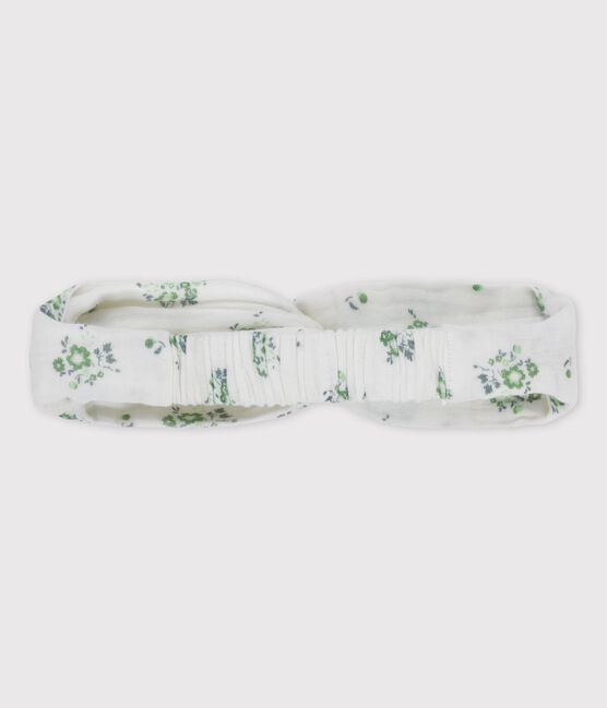 Babies' Easy Care Organic Cotton Headband MARSHMALLOW white/MULTICO white
