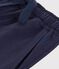 Children's Bermuda shorts in plain cotton blue