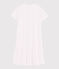 Girls'/Women's Pink Spotty Cotton Nightdress MARSHMALLOW white/GRETEL pink
