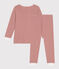Children's Striped Cotton Pyjamas FAMEUX /MARSHMALLOW