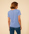 Women's Iconic Linen T-Shirt GAULOISE blue