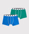 Boys' Organic Cotton and Elastane Boxer Shorts - 2-Pack variante 1
