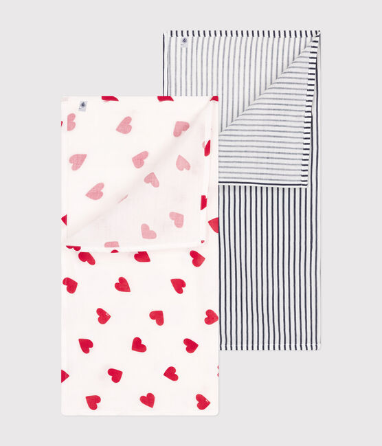 PACK OF 2 COTTON GAUZE MUSLINS FOR BABY variante 1