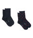 Set of 2 pairs of girl's socks