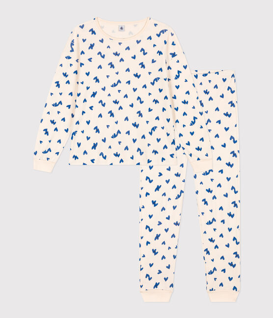 Women's Heart Cotton Pyjamas AVALANCHE white/MULTICO
