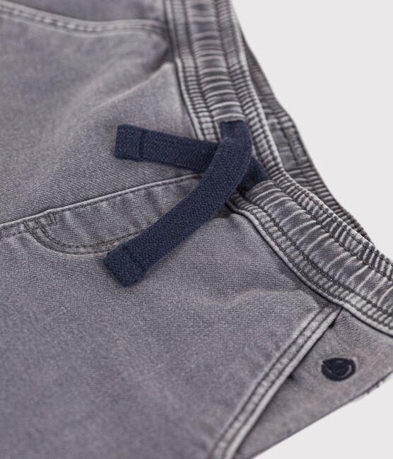 Boys' Eco-Friendly Regular Denim Trousers GRIS grey