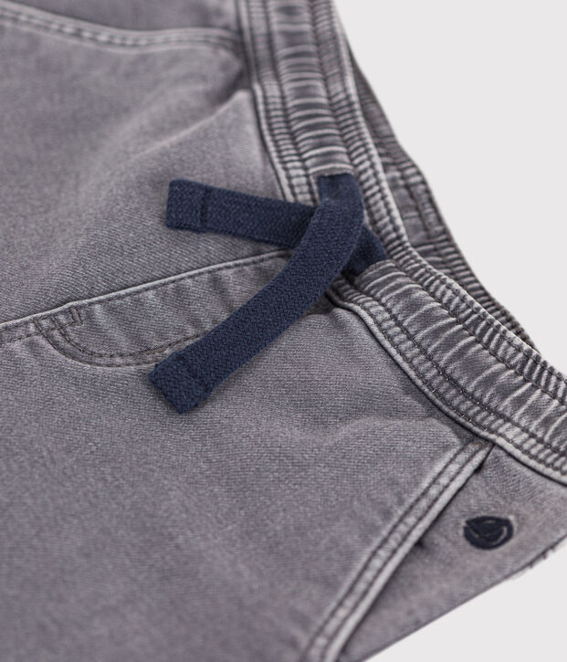Boys' Eco-Friendly Regular Denim Trousers grey