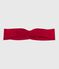 Children's corduroy hairband TERKUIT red