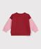 Two-tone cotton baby teddy pink/pink