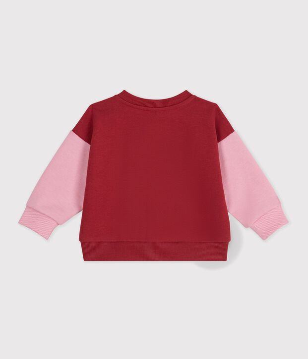 Two-tone cotton baby teddy pink/pink