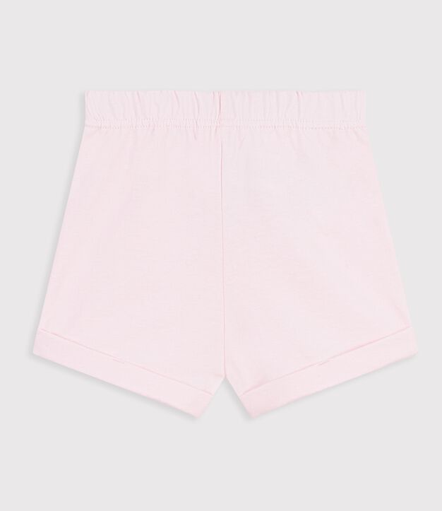 Babies' plain cotton shorts BARELY