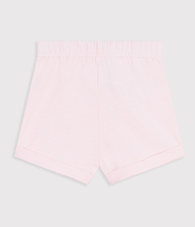 Babies' plain cotton shorts BARELY