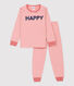 Unisex Red Striped Fleece Pyjamas