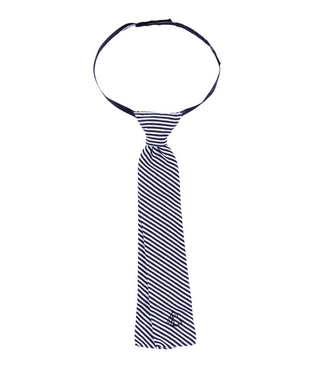 Boys' Tie blue/white