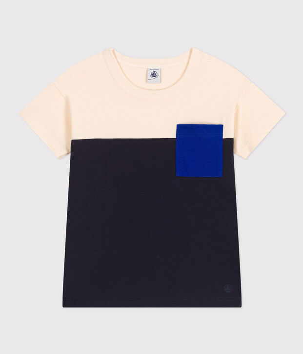 Boys' Jersey T-shirt Ecru/multicolor