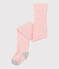 Girls' Jersey Tights MINOIS pink/ARGENT