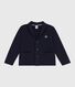 Children's plain cotton cardigan