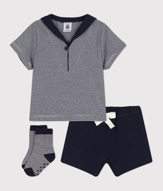 Baby's Sailor Style Clothes -3-Piece Set variante 1