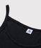 Women's cotton babydoll nightdress NOIR black