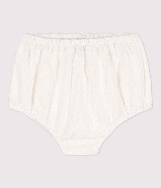 Babies' Broderie Anglaise Bloomers MARSHMALLOW white