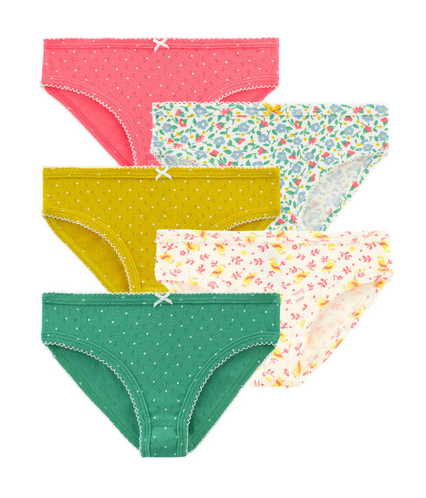 Girls' pants - Set of 5 multicolor
