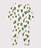 Babies' Tree Patterned Fleece Pyjamas AVALANCHE white/MULTICO