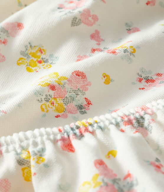 Baby Girls' Print Dress and Bloomers MARSHMALLOW white/MULTICO white