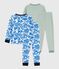 Pack of children's printed cotton pyjamas variante 1