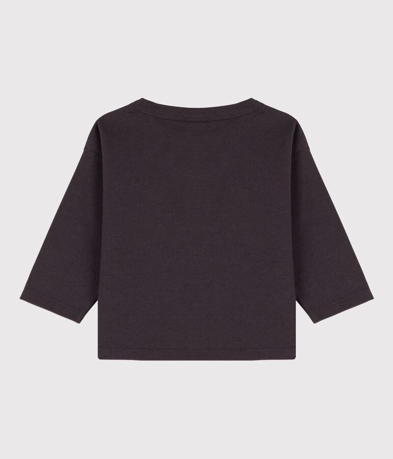 Babies' Long-Sleeved cotton T-shirt DUMBO grey