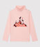 Girls' Cotton Polo Neck MINOIS pink