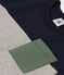 Boys' Jersey T-shirt SMOKING blue/MULTICO white
