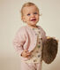 Babies' Quilted Tube Knit Baseball Jacket