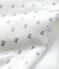 Babies' Rib Knit Sleeping Bag MARSHMALLOW white/GRIS grey/MULTICO