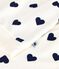 Women's cotton terry pyjamas printed with hearts MILK blue/SOIR