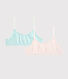Girls' Glittery Bralettes - 2-Piece Set
