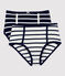 Women's High-Waisted Cotton Briefs - 2-Pack Variante 1 PACK