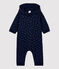 Babies' Hooded Jumpsuit SMOKING blue/JERRYCAN