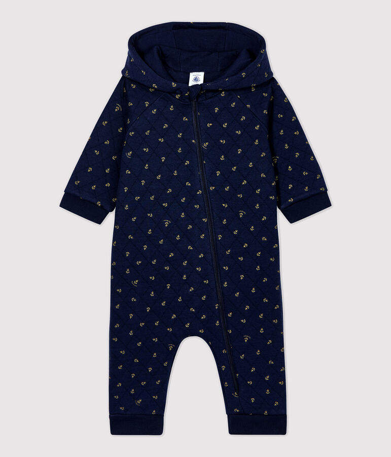 Babies' Hooded Jumpsuit SMOKING blue/JERRYCAN
