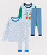 Boys' Tube Knit and Rib Knit Pyjamas - 2-Pack