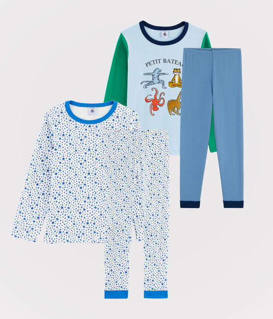 Boys' Tube Knit and Rib Knit Pyjamas - 2-Pack variante 1