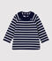 Babies' Cotton Blouse SMOKING blue/MARSHMALLOW ARGENT BRILLANT