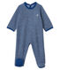 Baby Boys' Sleepsuit in Extra Warm Brushed Terry Towelling