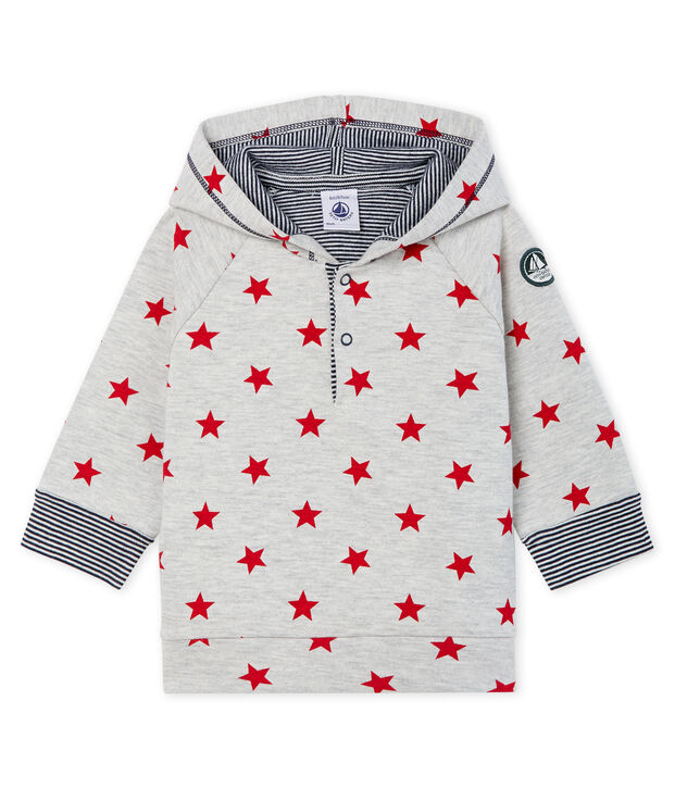 Baby Boys' Print Zip-Up Hoody grey/red