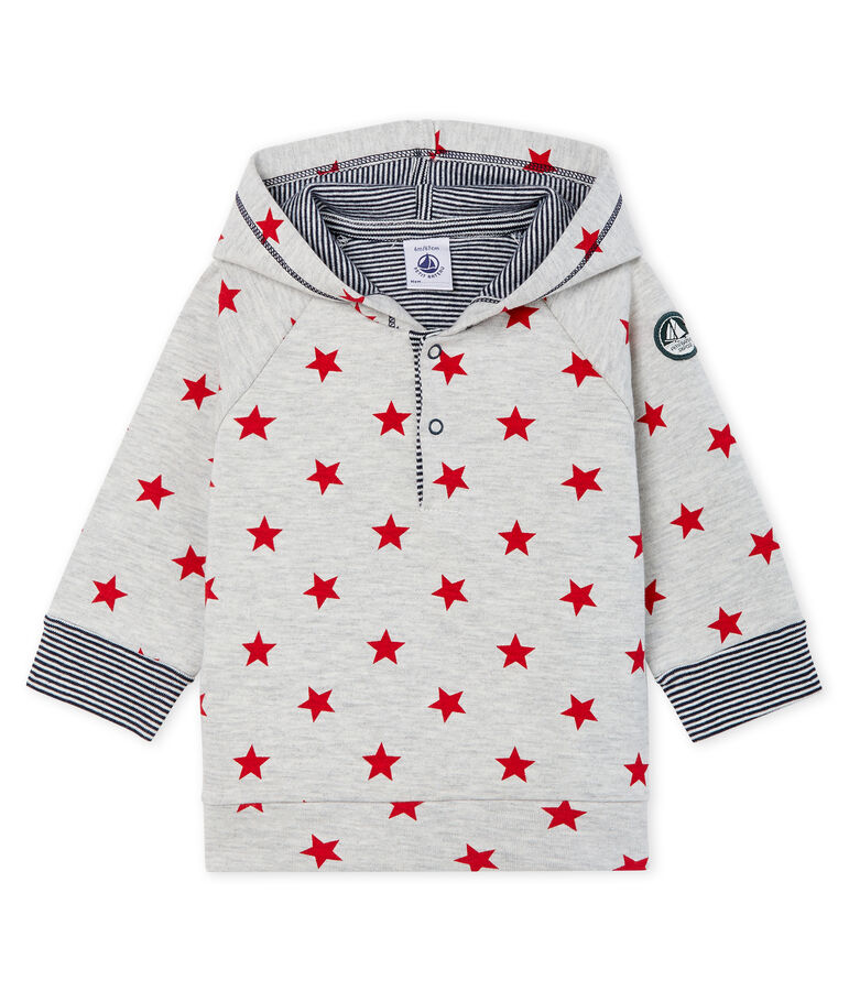 Baby Boys' Print Zip-Up Hoody grey/red